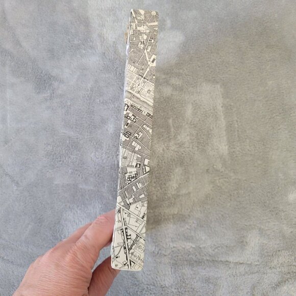 Paris France Birdseye Map Canvas Art Print Home Decor Gray Decorative S64E - Picture 5 of 8